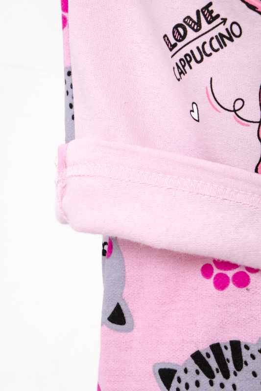 Піжама для дівчинки на кнопці